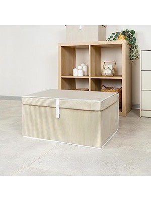 Frefly Store Kapaklı Düzenleyici Kutu, Çok Amaçlı Organizer, 50X40X30 cm