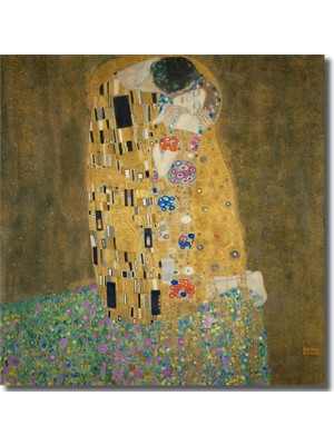 Rosaart Gustav Klimt The Kiss, Öpücük Posteri , Klasik Sanat, Çerçevesiz Poster, Yüksek Çözünürlüklü Poster