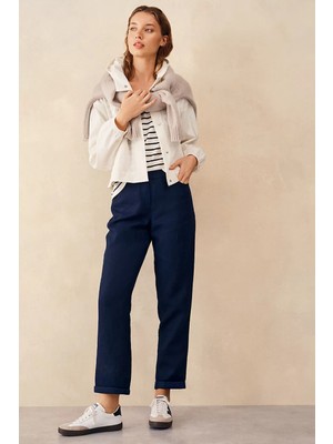 The White Company Brompton Keten Kadın Pantolon