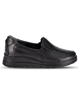 Forelli Faye-H Kadın Siyah Napa (36-41) Deri Comfort Ayakkabı