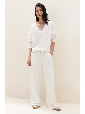 The White Company Ultimate Geniş Paça Kadın Eşofman Altı
