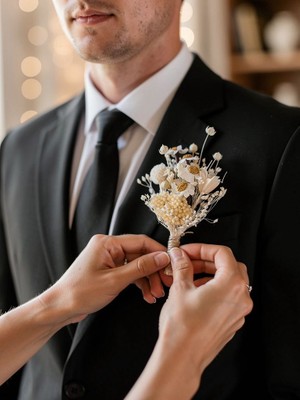 Damat Yaka Çiçeği,damat Cep Çiçeği, Sağdıç Yaka Çiçeği, Damat Yaka Iğnesi