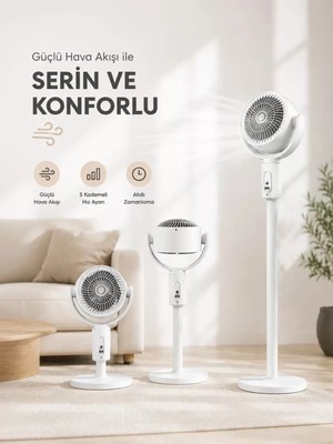 Midas Toptan Home Sessiz Çalışma Özelliğiyle Rahat Kullanım Sunan Dikey Vantilatör
