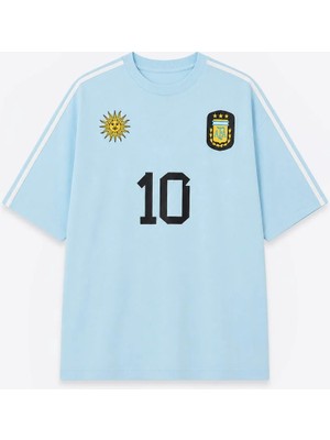 Vamos Fıfa World Cup 26™ Arjantin Oversize Tişört Bebe Mavi