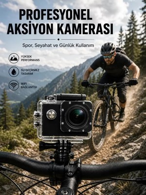 Midas Toptan Home Profesyonel Video Çekimleri Için 1080P Full Hd Aksiyon Kamerası