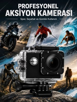 Midas Toptan Home Yüksek Görüntü Kalitesi Sunan 1080P Full Hd Aksiyon Kamerası