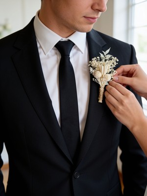 Damat Yaka Çiçeği,damat Cep Çiçeği, Sağdıç Yaka Çiçeği, Damat Yaka Iğnesi