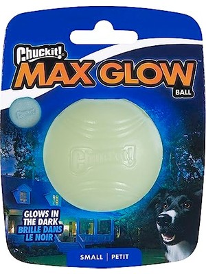 Frefly Store Chuckit! Max Glow Gece Parlayan Köpek Oyun Topu – Fosforlu, Dayanıklı ve At-Getir Oyun Topu - (Small)