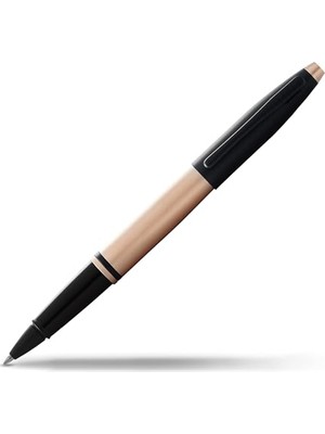 Frefly Store Cross Calais Rollerball (Hediye Kutusu Dahil) Pembe Altın/siyah