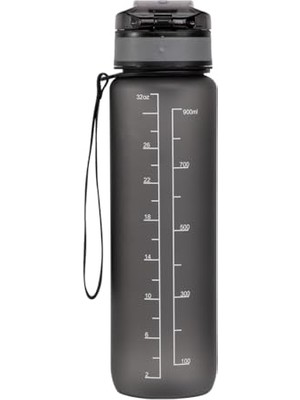 Frefly Store Sporcu Matarası Motivasyonel Matara 900 ml Sızdırmaz Suluk Su Şişesi Ofis ve Günlük Kullanımına Uygun