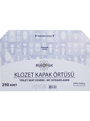 Frefly Store Rulopak R-2613 Klozet Kapak Örtüsü