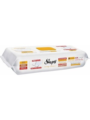 Frefly Store Sleepy Easy Clean Arap Sabunu Katkılı Mopa Uyumlu Yer Temizlik Havlusu&mendili 50 Yaprak
