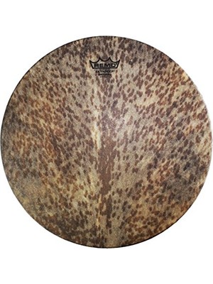 Frefly Store MO-2514-SN-0014 Djembe Derisi M2 Type Skyndeep Natural Goat Stripe Brown Desenli 14INC 2.5inc Collar
