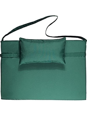 Frefly Store Taşınabilir Katlanır Çanta Şezlong Minderi, Yastıklı Minder (Yeşil)