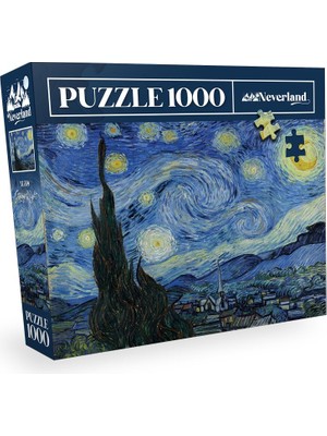 Frefly Store 1000 Parça Puzzle - Starry Nıght (Yıldızlı Gece)