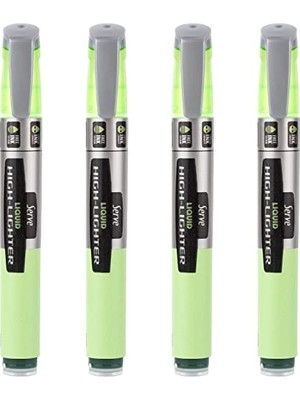 Frefly Store Lıkıt Fosforlu Kalem Pastel Yesıl 4lu Set