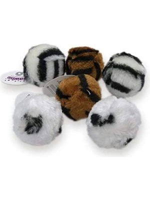 Frefly Store Kedi Oyuncağı Desenli Top 60 Adet Kutulu