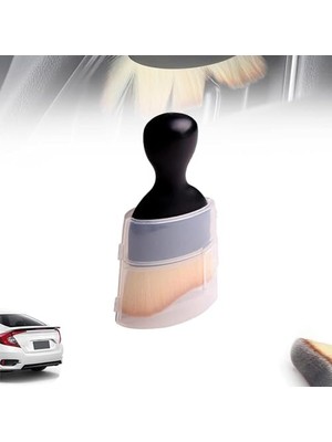 Frefly Store Xspring Oto Iç Toz Fırçası, Saklama Kutulu Çizilmez Kavisli Tasarım Araba Detaylandırma Fırçaları, Otomotiv Gösterge Paneli, Klima Havalandırmaları Için Yumuşak Kıllar Araba Iç Fırça Temizleyici