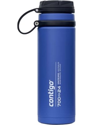 Frefly Store Contigo Fuse Ss Thermalock Vakumlu Termos 700 Ml, Mavi