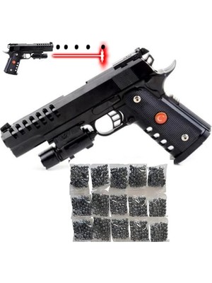 Frefly Store Lazerli Boncuklu Tabanca Boncuk Atan 15 Paket Boncuk Hediye