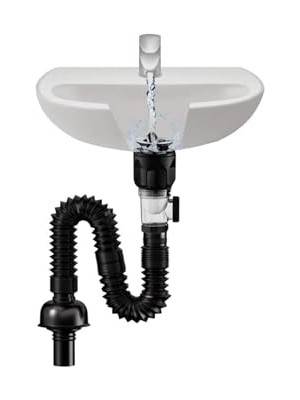 Frefly Store Mutfak ve Banyo Için Koku ve Tıkanma Önleyici Lavabo Gider Borusu Hızlı Tahliye Sağlam ve Dayanıklı