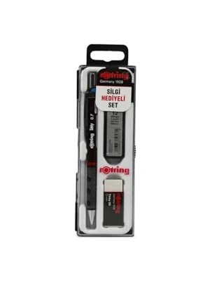 Frefly Store Tikky Okul Seti 0.7 mm Bordo Versatil Kalem, Silgi, Uç