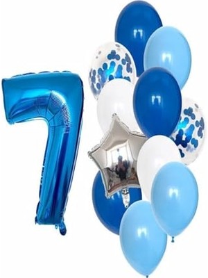 Frefly Store Doğum Günü Yaş Partisi Balon Seti, 7 78564945645456