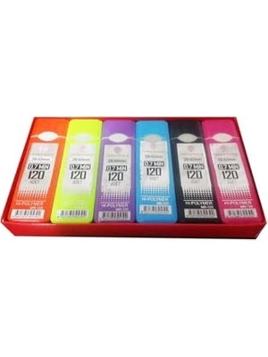 Frefly Store Min Kalem Ucu 12 Adet 120 Adetli Tüp 07 mm Tek Ebat