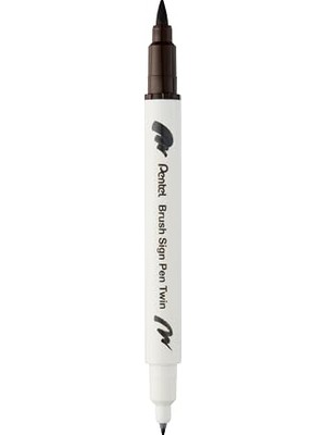 Frefly Store Brush Sing Pen Twin Çift Taraflı Fırça Uçlu Kalem K.kahve