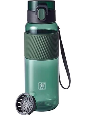 Frefly Store Zwıllıng Içecek Şişesi, Bpa Içermez, Fitness, Boş Zaman ve Ofis Için Su Şişesi, Tritan, Koyu Yeşil, 680 ml