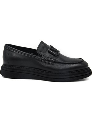 Luciano Bellini C22805-1 Erkek Loafer Ayakkabı - Siyah