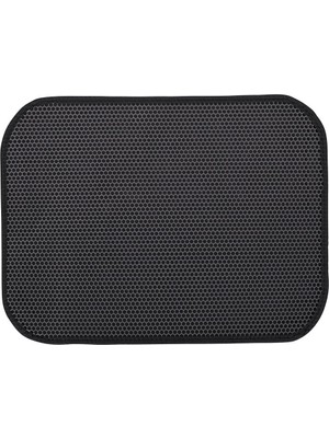 Frefly Store Orret Home 42X59 cm Kedi Tuvalet Önü Paspası – Çift Katmanlı Kedi Kumu Elekli Paspas, Kedi Kumu Süzgeci, Yıkanabilir ve Kaymaz Tabanlı Kedi Tuvalet Paspası