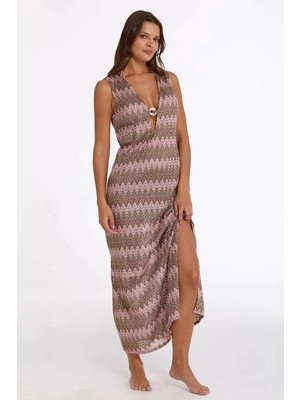 Çamaşır Kenti Argento 2100-3059 Kadın Triko Kolsuz Kaftan
