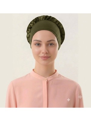 Flora Tekstil Fırfır Bone Tesettür Bone