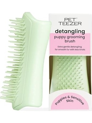 Frefly Store - Tangle Teezer - Küçük Köpekler Için Tüy Bakım Fırçası, Açık Yeşil