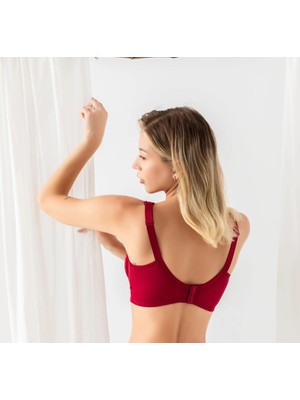 Çamaşır Kenti Toparlayıcı Minimizer Sütyen Bordo