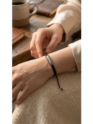 Fayra Accessories Zirkon Taşlı Makrome Bilekik