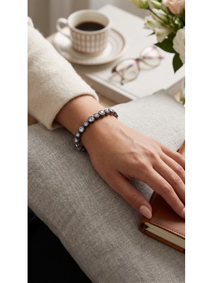 Fayra Accessories Zirkon Taşlı Su Yolu Bileklik