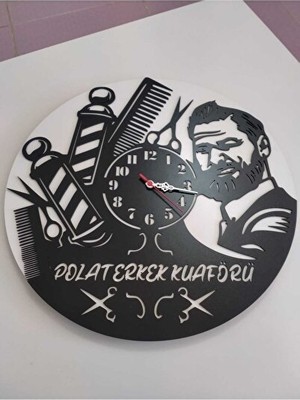 Ravéon Duvar Saati Kişiye Özel Isim Yazılı Kuaför ve Güzellik Salonu