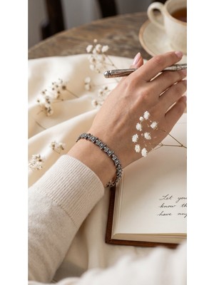 Fayra Accessories Zirkon Taşlı Otantik Tasarım Bileklik