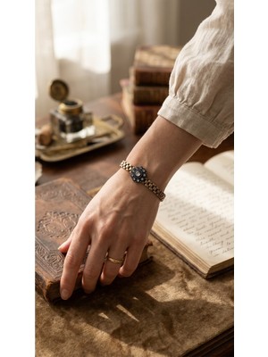 Fayra Accessories Zirkon Taşlı Gül Miracle Kelepçe Bileklik