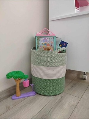 Ravéon Sepet Çok Amaçlı Hasır Banyo Dekor Havlu Sepeti, Şık ve Kullanışlı