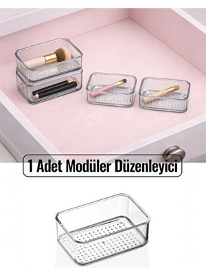 Ravéon Makyaj & Takı Organizeri Modüler Çekmece Içi Organizer Seti - Çok Fonksiyonlu Makyaj ve Takı Düzenle