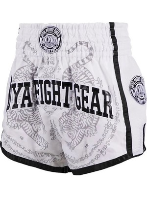 Empressco Kick Boks Şortu Beyaz
