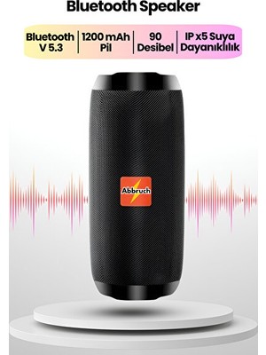 Ravéon Bluetooth Hoparlör Taşınabilir , 90 Db Ses Gücü ve Çoklu Girişler