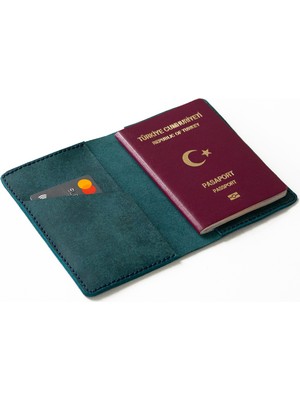 Mimas Design Hakiki Deri Pasaport Kılıfı