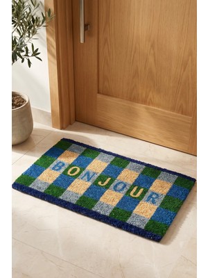 Chalevienne Bonjour Doğal Hindistan Cevizi Lifli (Coir) Kapı Önü Paspası 45X75 cm
