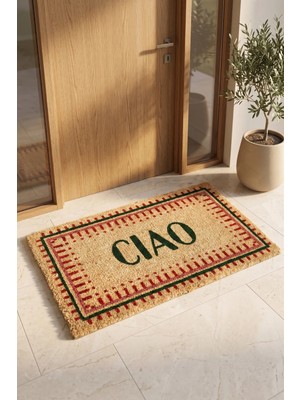 Chalevienne Ciao Doğal Hindistan Cevizi Lifli (Coir) Kapı Önü Paspası 45X75 cm