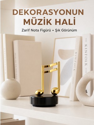 Azrlya Melodious Music Altın Nota Figürlü Müzik Kutusu Yeni Nesil - Lisinya