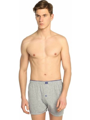 Ava Style Tutku 0117 Erkek  Penye Düz Boxer Ava